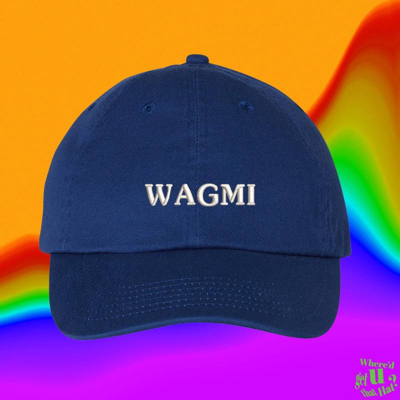 Wagmi Hut Geschenk Für It-Fan Programmierer Computer Nerds Benutzerdefinierte Farbverstellbare Gestickte Dad-Hut von WheredUGetThatHat