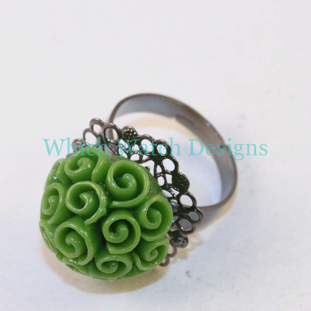 Wunderschöne Harz Rose Bouquet Cluster-Ring, Verstellbar, Türkis, Mint, Koralle, Rosa Wunderschöne Harz Rose Bouquet Cluster-Ring, Verstellbar, Türkis, Mint, Koralle, Rosa von WhichWatchDesigns