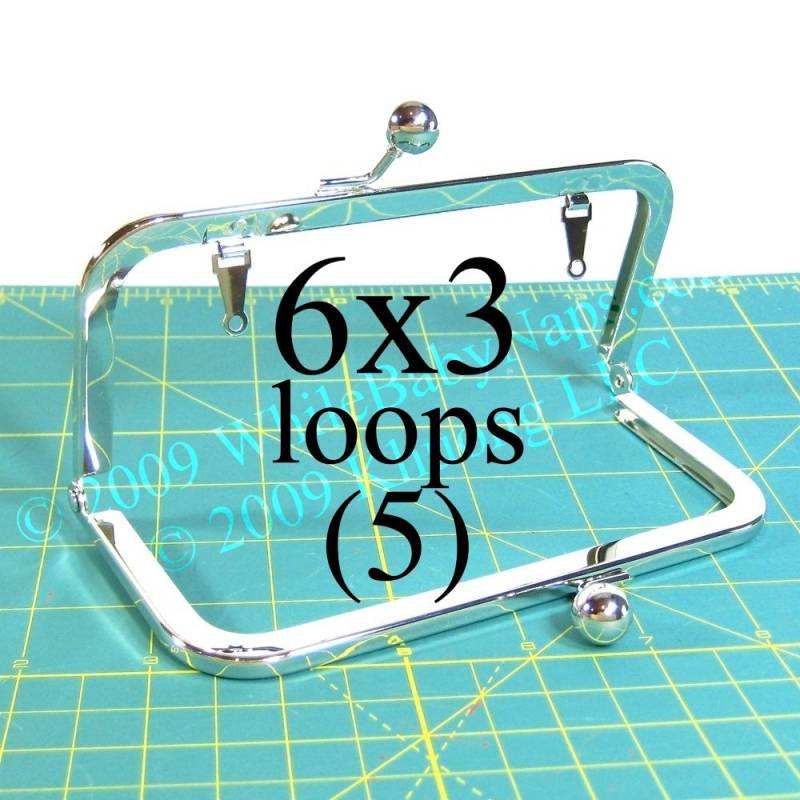 5 Rahmen Aus 6x3 Nickel Mit Schleifen von WhileBabyNaps