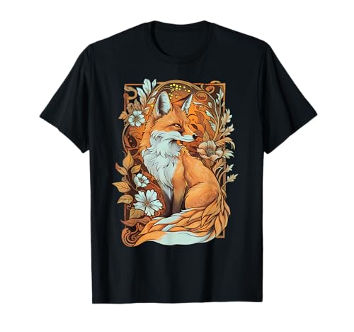 Adorable Cottagecore Ästhetisch Niedlich Fuchs-Liebhaber Frauen Mädchen Fuchs T-Shirt Adorable Cottagecore Ästhetisch Niedlich Fuchs-Liebhaber Frauen Mädchen Fuchs T-Shirt von Whimsical Cottagecore Fox Gifts