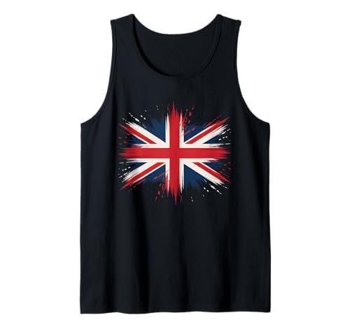 Union Jack Vintage UK Flagge Britische Kinder Jungen Mädchen Frauen Männer Tank Top Union Jack Vintage UK Flagge Britische Kinder Jungen Mädchen Frauen Männer Tank Top von Whimsical Vintage UK Flag 2025 Celebration Kids