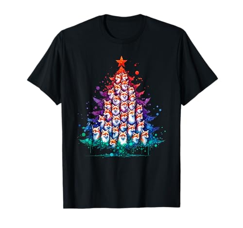 Retro Fuchs Weihnachtsbaum Kinder Männer Frauen Lustig Fuchs Weihnachten T-Shirt Retro Fuchs Weihnachtsbaum Kinder Männer Frauen Lustig Fuchs Weihnachten T-Shirt von Whimsical Xmas Fox Tree Cottagecore Ugly Sweater