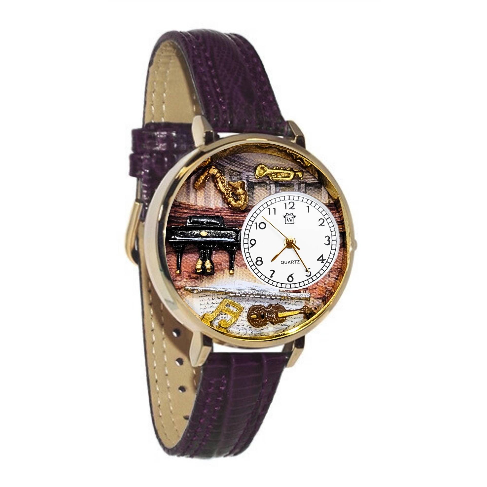 Uhr Musiklehrer Musikliebhaber 3D | Handgefertigt in Den Usa Von Whimsical Geschenke Neuheit Einzigartiger Spass Lederband Uhr Musiklehrer Musikliebhaber 3D | Handgefertigt in Den Usa Von Whimsical Geschenke Neuheit Einzigartiger Spass Lederband von WhimsicalGiftsForYou