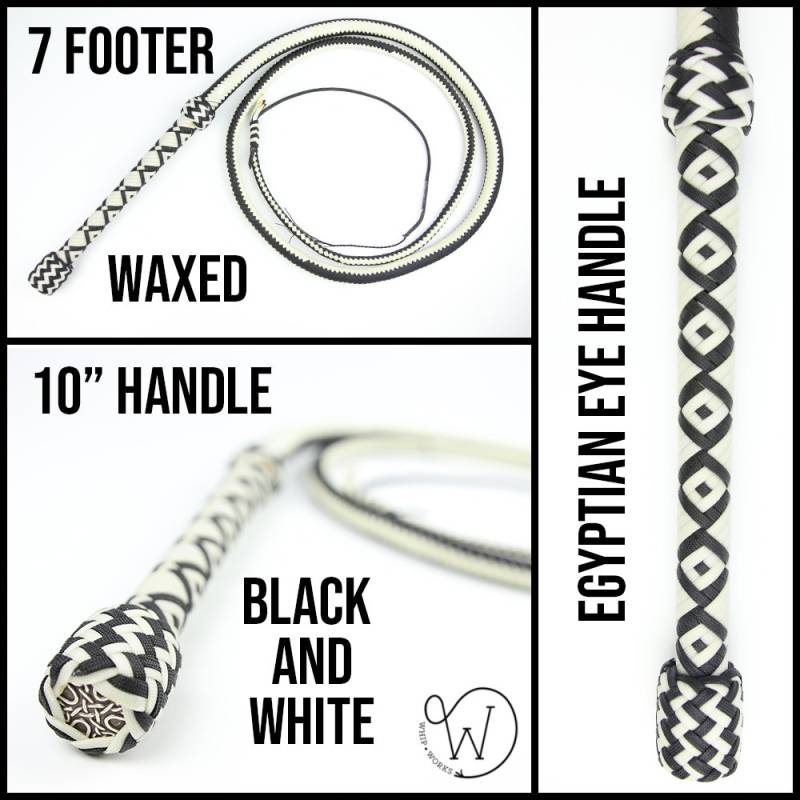 Spezialanfertigung Paracord Bullwhip, 3, 5 M Lang Mit 16 Zöpfen Spezialanfertigung Paracord Bullwhip, 3, 5 M Lang Mit 16 Zöpfen von WhipWorks