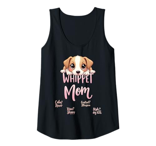 Damen Lustiges Whippet Mom Dog Whippet Mama Humor Zitat Tank Top von Whippet Fun Designs