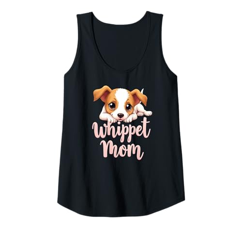 Damen Whippet Mama Hund Whippet Mama Süßer Welpe Tank Top Damen Whippet Mama Hund Whippet Mama Süßer Welpe Tank Top von Whippet Fun Designs