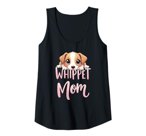 Damen Whippet Mama Hund Whippet Mama Süßer Welpe Tank Top Damen Whippet Mama Hund Whippet Mama Süßer Welpe Tank Top von Whippet Fun Designs