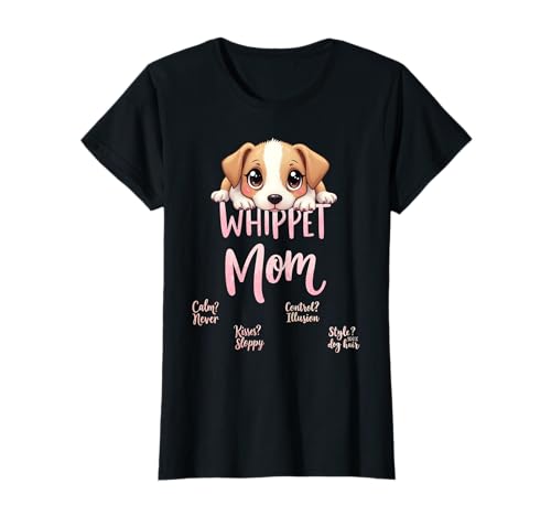 Lustiges Whippet Mom Dog Whippet Mama Humor Zitat T-Shirt von Whippet Fun Designs