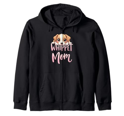 Whippet Mama Hund Whippet Mama Süßer Welpe Kapuzenjacke Whippet Mama Hund Whippet Mama Süßer Welpe Kapuzenjacke von Whippet Fun Designs