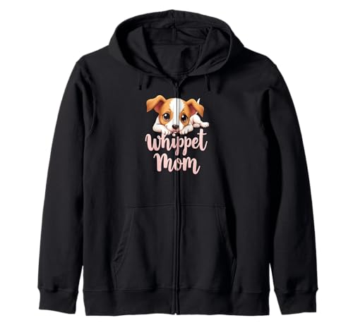 Whippet Mama Hund Whippet Mama Süßer Welpe Kapuzenjacke Whippet Mama Hund Whippet Mama Süßer Welpe Kapuzenjacke von Whippet Fun Designs