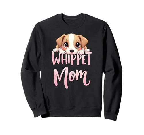 Whippet Mama Hund Whippet Mama Süßer Welpe Sweatshirt Whippet Mama Hund Whippet Mama Süßer Welpe Sweatshirt von Whippet Fun Designs