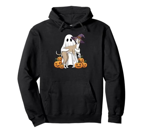 Lustiger Geist Whippet Kürbis Halloween Kinder Herren Damen Pullover Hoodie Lustiger Geist Whippet Kürbis Halloween Kinder Herren Damen Pullover Hoodie von Whippet Lovers Cute Halloween Outfits for Boy Girl