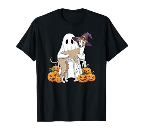 Lustiger Geist Whippet Kürbis Halloween Kinder Herren Damen T-Shirt Lustiger Geist Whippet Kürbis Halloween Kinder Herren Damen T-Shirt von Whippet Lovers Cute Halloween Outfits for Boy Girl