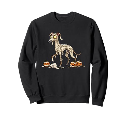 Lustiger Whippet Mummy Kürbis Halloween Kinder Herren Damen Sweatshirt Lustiger Whippet Mummy Kürbis Halloween Kinder Herren Damen Sweatshirt von Whippet Lovers Cute Halloween Outfits for Boy Girl