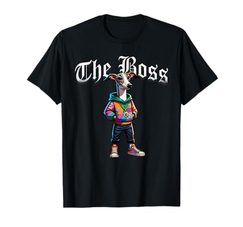 Whippet Dog The Boss Coole Jacke Outfit Hund Mama Papa T-Shirt Whippet Dog The Boss Coole Jacke Outfit Hund Mama Papa T-Shirt von Whippet Lovers2024
