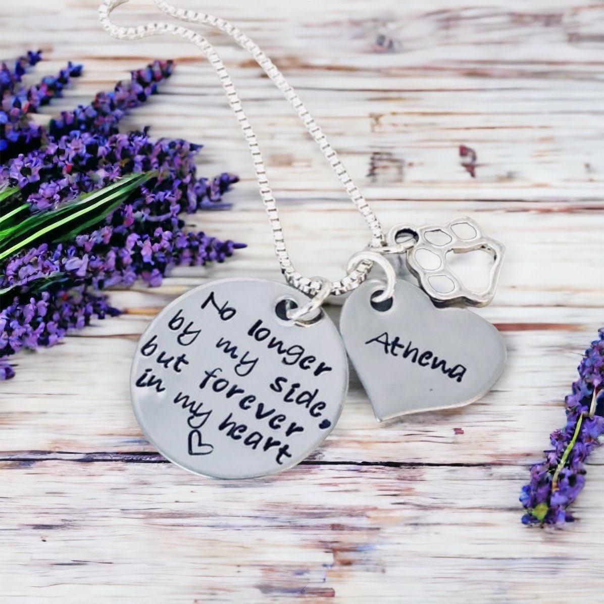 Erinnerungs-Halskette Haustier/Eltern-Verlust-Erinnerungs-Schmuck von WhirlyBirdDesigns