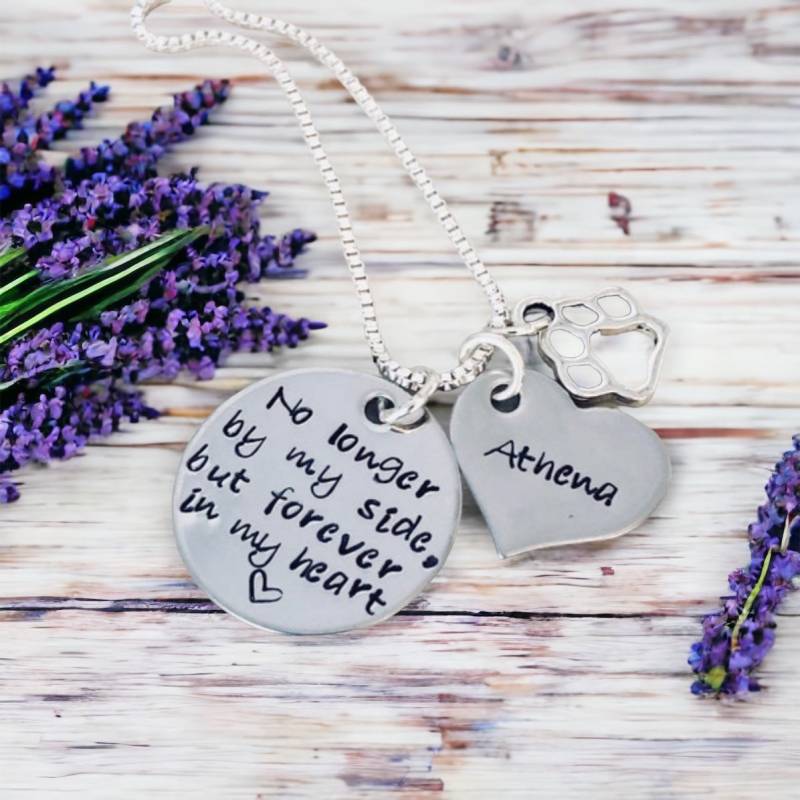 Erinnerungs-Halskette Haustier/Eltern-Verlust-Erinnerungs-Schmuck von WhirlyBirdDesigns