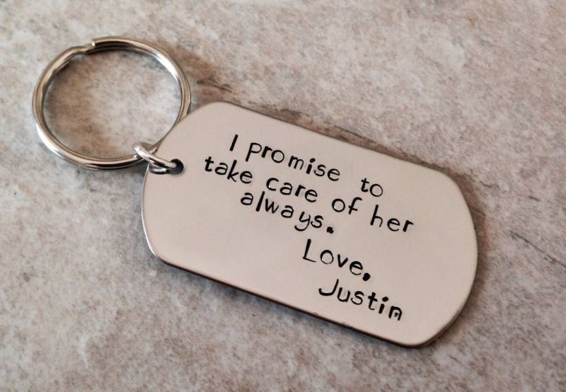 Personalisierte Schwiegermutter Schlüsselbund, Hand Gestempelt Hochzeitsgeschenk von WhirlyBirdDesigns