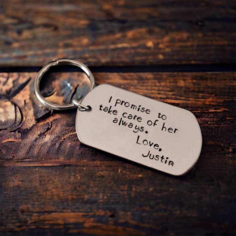 Personalisierte Schwiegermutter Geschenk Schlüsselbund, Hand Gestempelt Hochzeitsgeschenk von WhirlyBirdDesigns