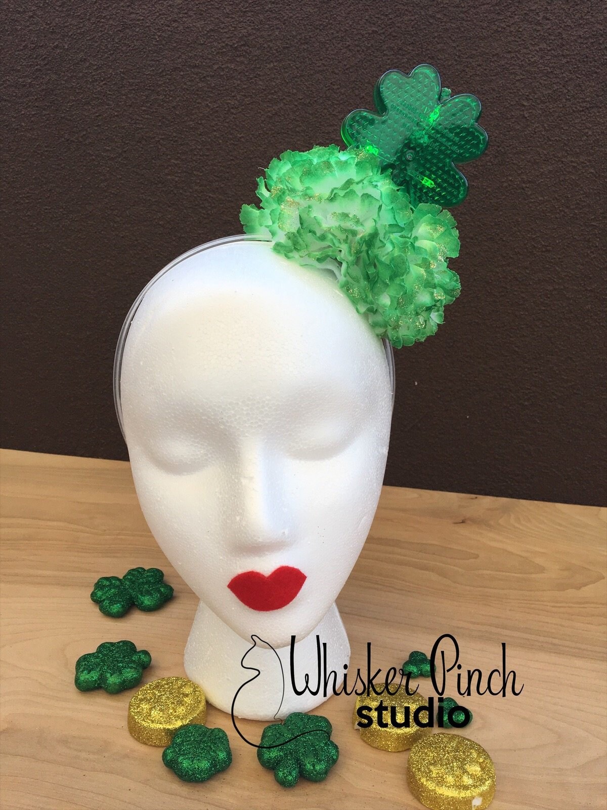 St Patrick Es Day Fascinator/Leuchten Patty Stirnband Patricks Kopfschmuck Klee Krone St Patrick Es Day Fascinator/Leuchten Patty Stirnband Patricks Kopfschmuck Klee Krone von WhiskerPinchStudio