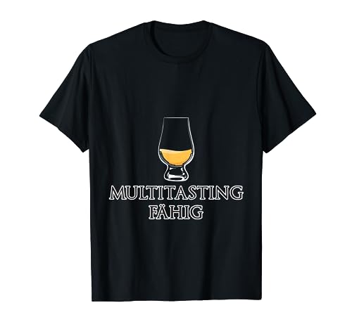Whiskey Wasser des Lebens Designs - Multitastingfähig - Whisky T-Shirt für Whisky-Enthusiasten, Schottland-Fans - Herren - Schwarz - Klein - Kurzarm Whiskey Wasser des Lebens Designs - Multitastingfähig - Whisky T-Shirt für Whisky-Enthusiasten, Schottland-Fans - Herren - Schwarz - Klein - Kurzarm von Whiskey Wasser des Lebens Designs