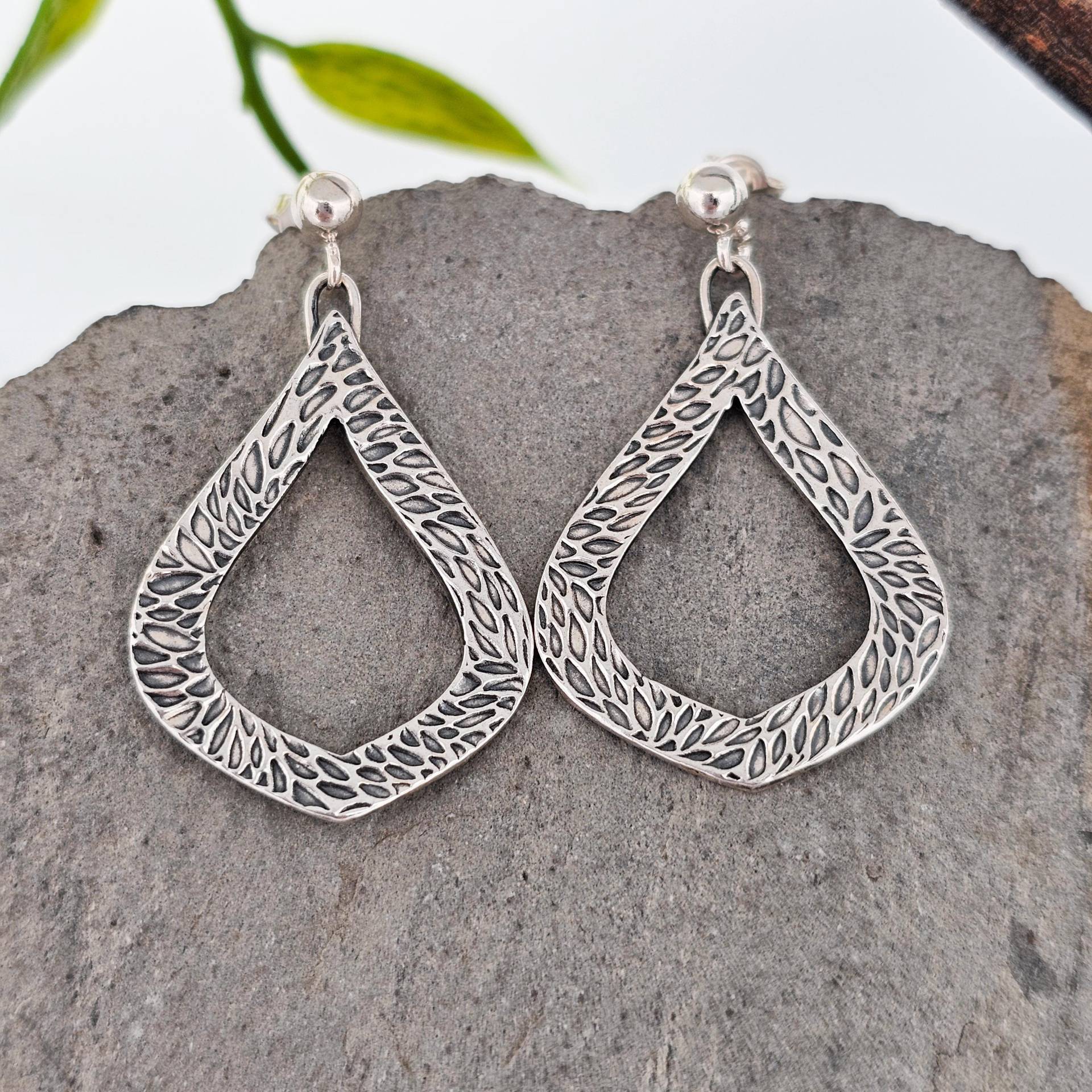 Ohrringe Aus Sterling Silber, Handgefertigt in Der Schweiz, Einzelstück, Schmuck, Aussergewöhnlich, Wunderschön, Einzigartig, Silber von WhisperOfWildflowers