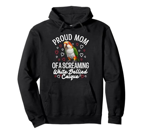 Weißbauch-Caique Mama Proud Mom Weißbauch-Caique Pullover Hoodie Weißbauch-Caique Mama Proud Mom Weißbauch-Caique Pullover Hoodie von White Bellied Caique Clothing For Birdkeeper