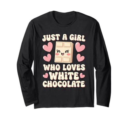 Nur EIN Mädchen, das weiße Schokolade liebt Langarmshirt Nur EIN Mädchen, das weiße Schokolade liebt Langarmshirt von White Chocolate Candy