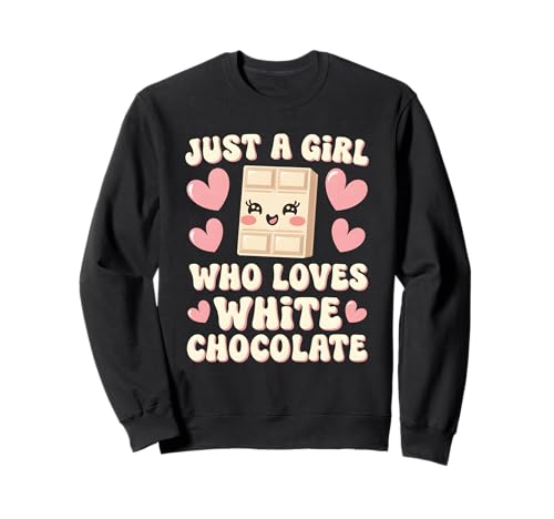 Nur EIN Mädchen, das weiße Schokolade liebt Sweatshirt Nur EIN Mädchen, das weiße Schokolade liebt Sweatshirt von White Chocolate Candy