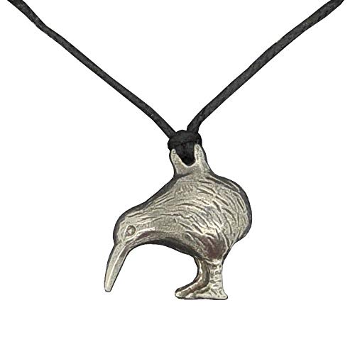 Kiwi Anhänger, Anhänger von Neuseeland, Handgegossen von William Sturt aus Deutsche Zinn (Pewter) von White Cloud New Zealand