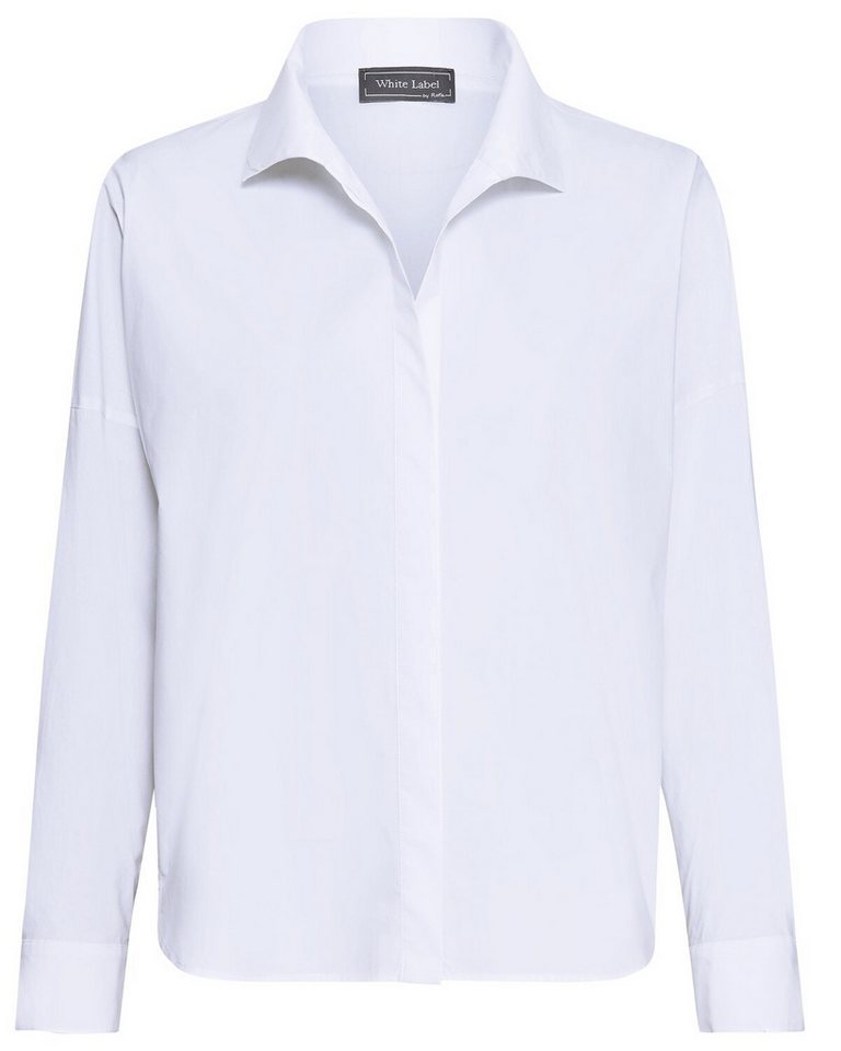 White Label Hemdbluse Stehkragenbluse von White Label
