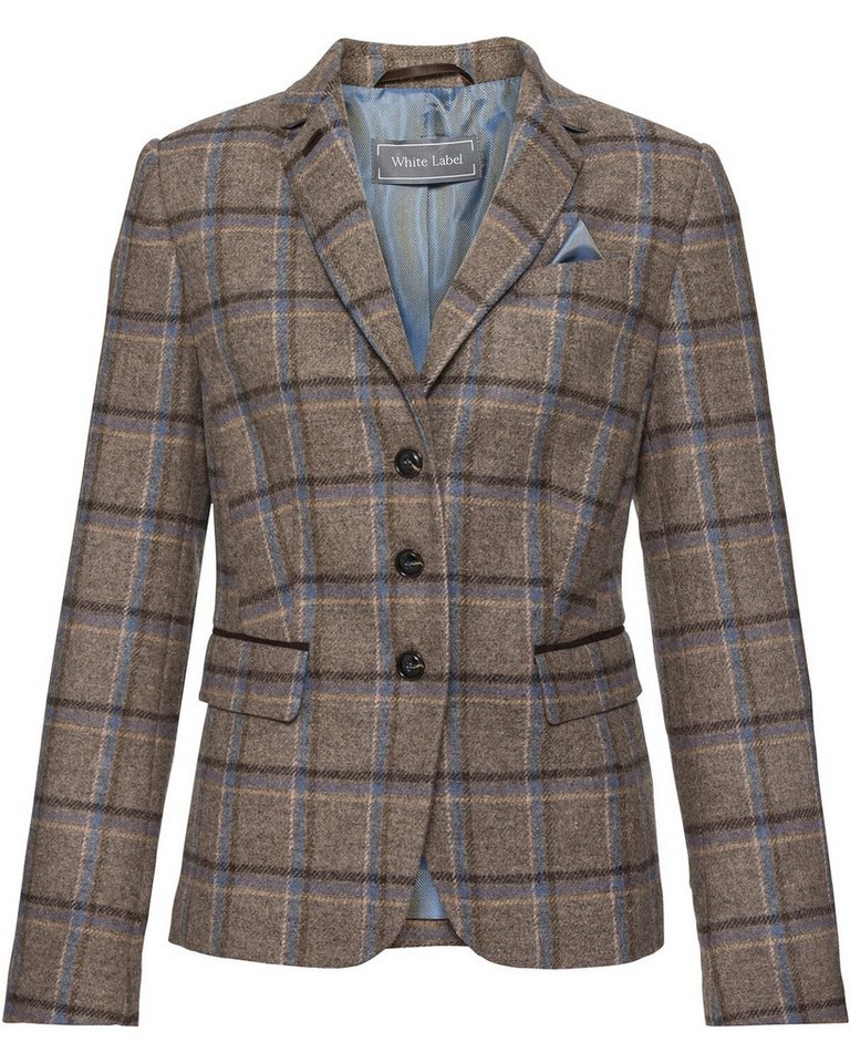 White Label Jackenblazer Karo-Blazer von White Label