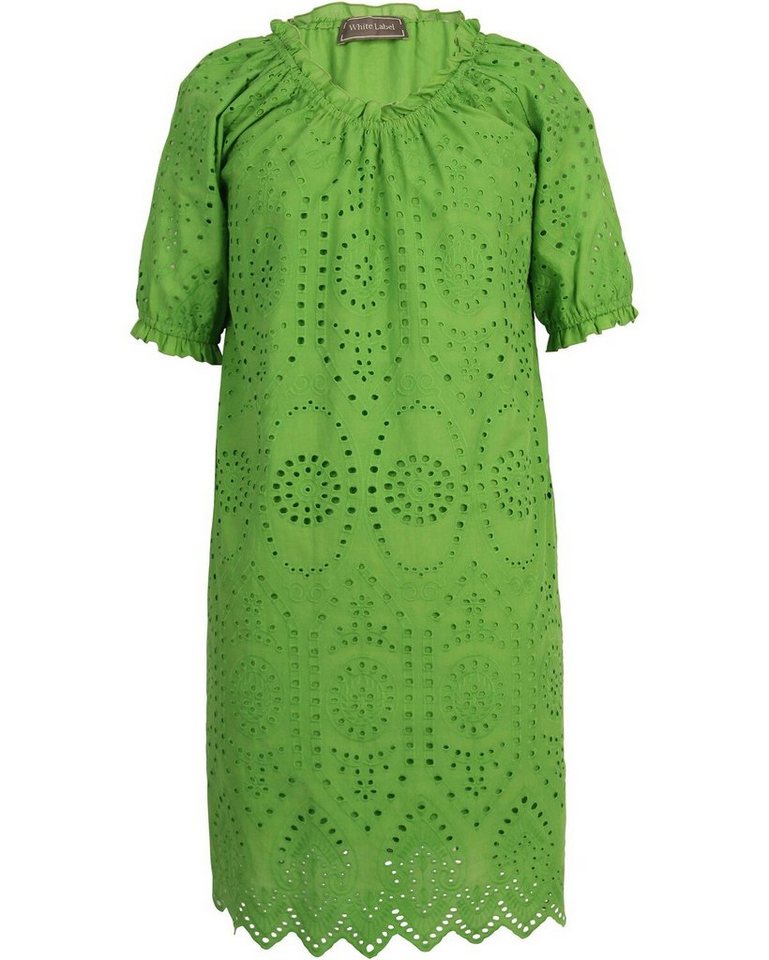 White Label Midikleid Kleid mit Madeira-Spitze von White Label