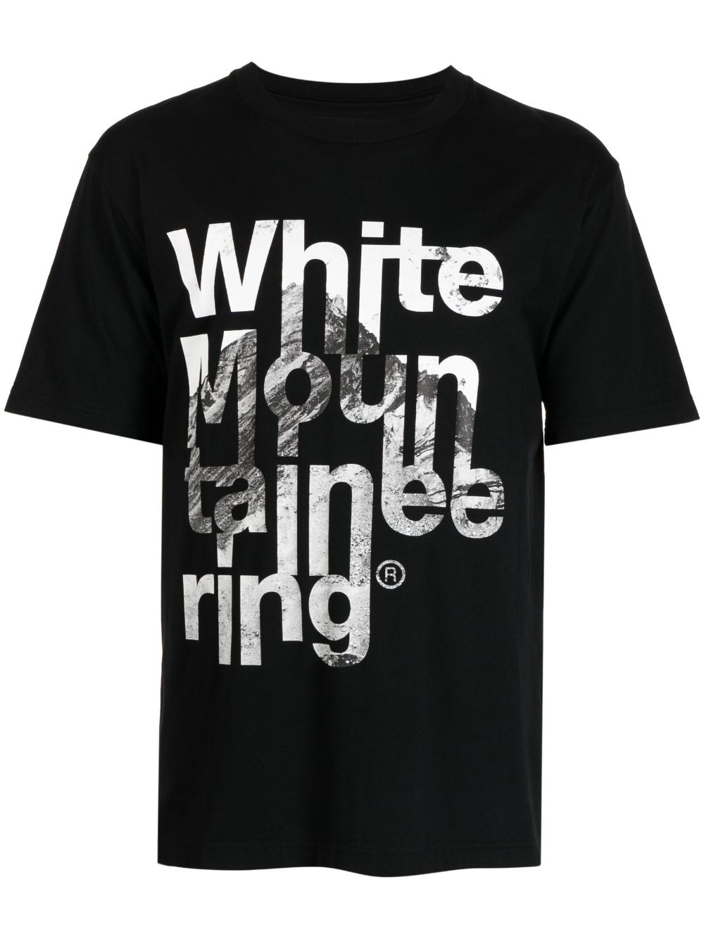 White Mountaineering T-Shirt mit Logo-Print - Schwarz von White Mountaineering