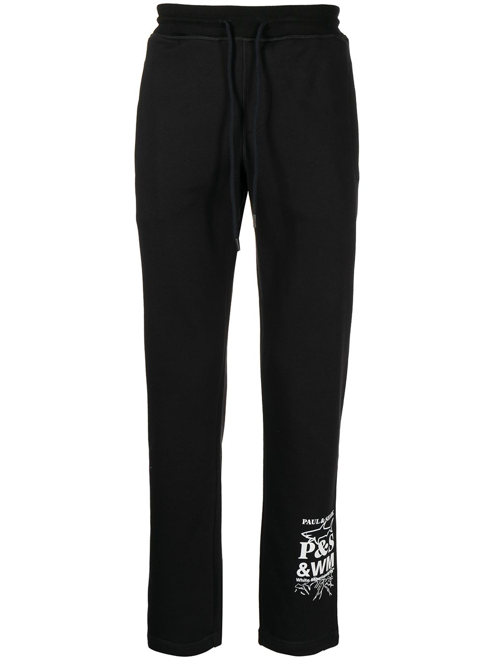 White Mountaineering Jogginghose mit Logo-Print - Schwarz von White Mountaineering