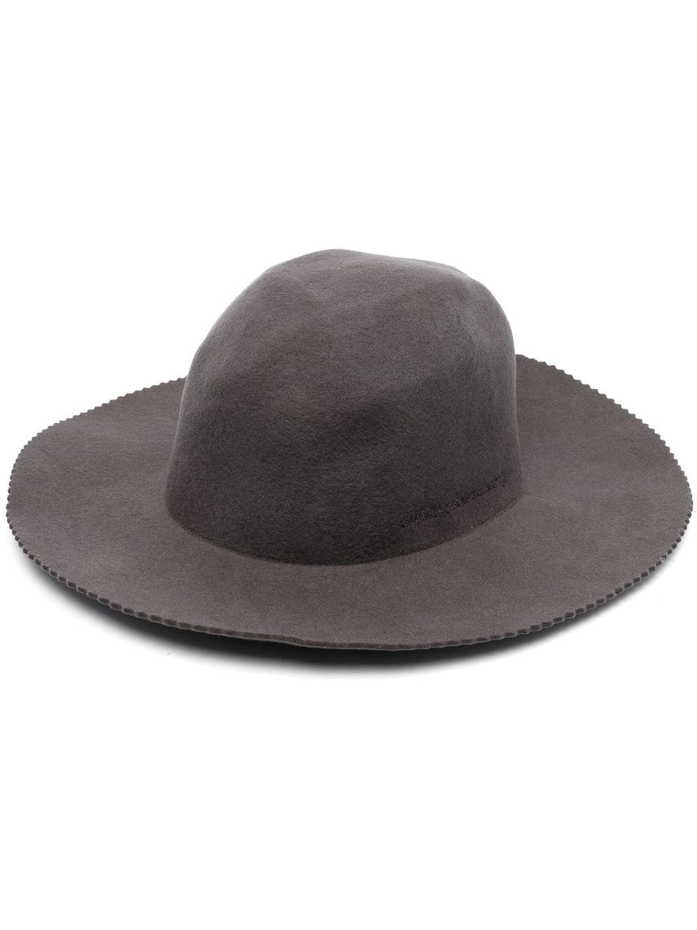 White Mountaineering Fedora mit Wellenkante - Braun von White Mountaineering