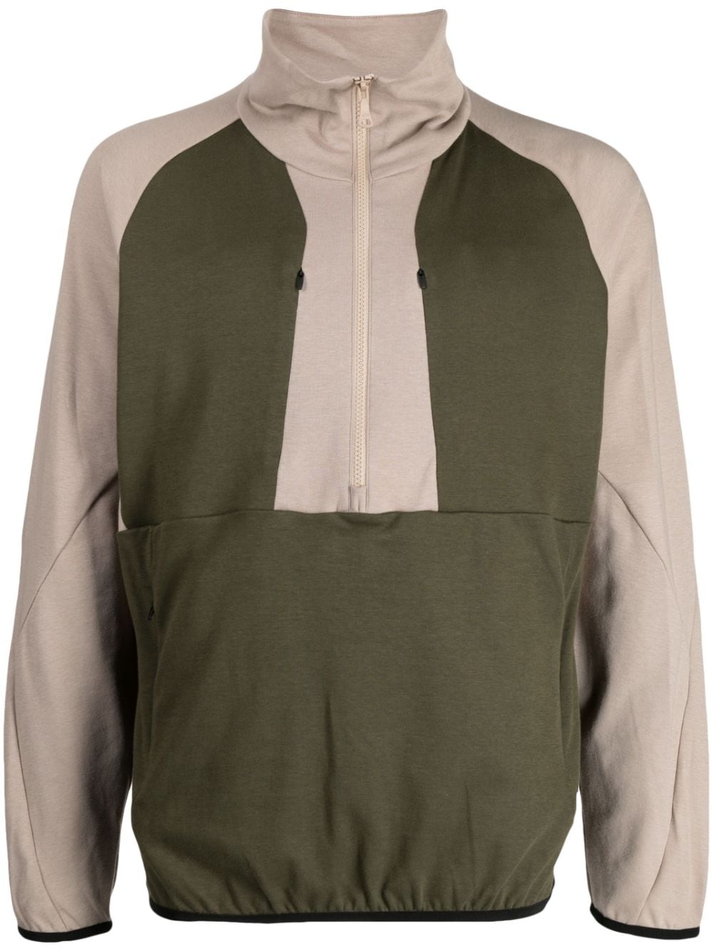 White Mountaineering Pullover mit Stehkragen - Braun von White Mountaineering