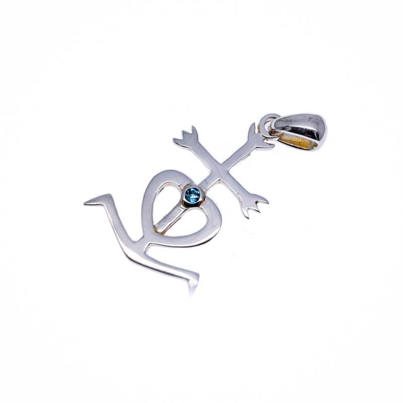 Brillanter Anhänger Aus 925Er Silber in Form Eines Camargue-Kreuzes Mm Mit Zirkon Brillanter Anhänger Aus 925Er Silber in Form Eines Camargue-Kreuzes Mm Mit Zirkon von WhiteAlpina