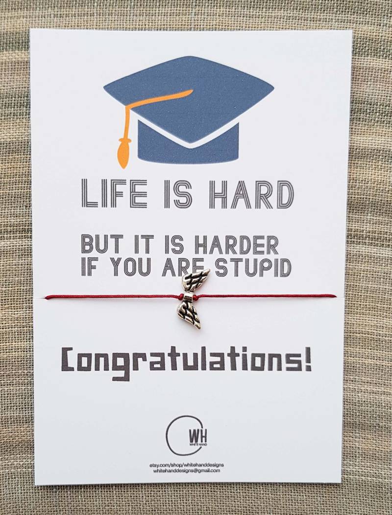 Grad Armband - Abschluss Geschenk Für Sie Personalisiertes Abschlussschmuck Grad Armband - Abschluss Geschenk Für Sie Personalisiertes Abschlussschmuck von WhiteHandDesigns