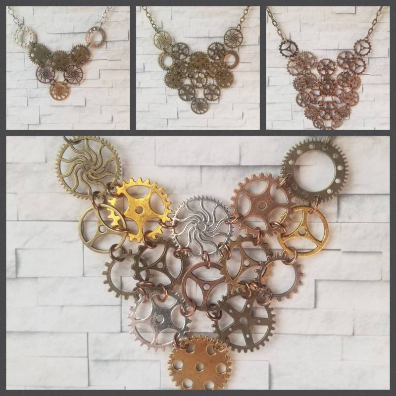 steampunk Zahnrad Halskette, Cosplay Schmuck, Handgemachter Unikat Visier, Industrie Einzigartiges Geschenk steampunk Zahnrad Halskette, Cosplay Schmuck, Handgemachter Unikat Visier, Industrie Einzigartiges Geschenk von WhitePeachCottage