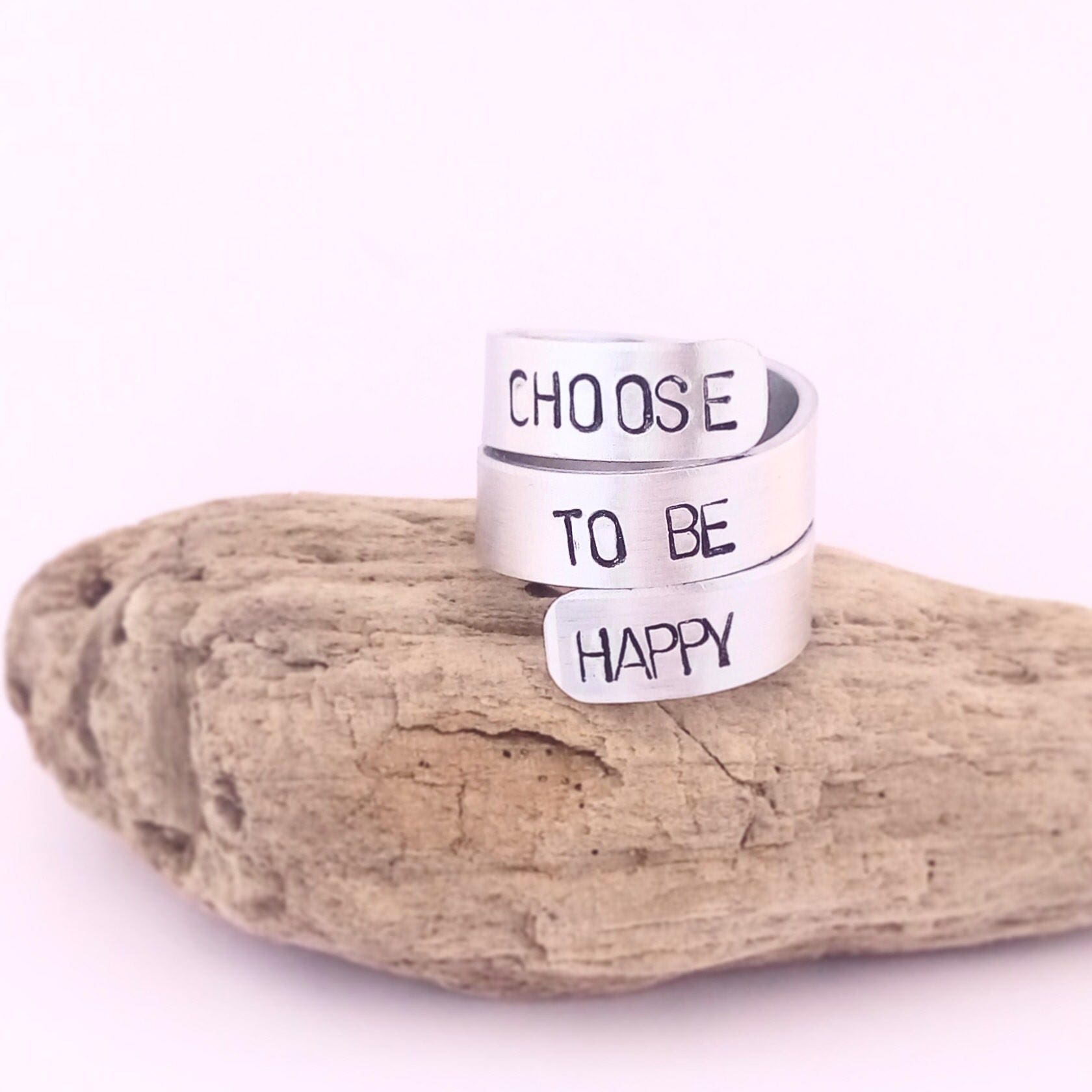 Dreifache Spirale Band Ring, Handbedruckt Eingbare Spiralring, Ring Mit Namen, Neue Mama Geschenk, Kindernamen Dreifache Spirale Band Ring, Handbedruckt Eingbare Spiralring, Ring Mit Namen, Neue Mama Geschenk, Kindernamen von WhiteTreeShop