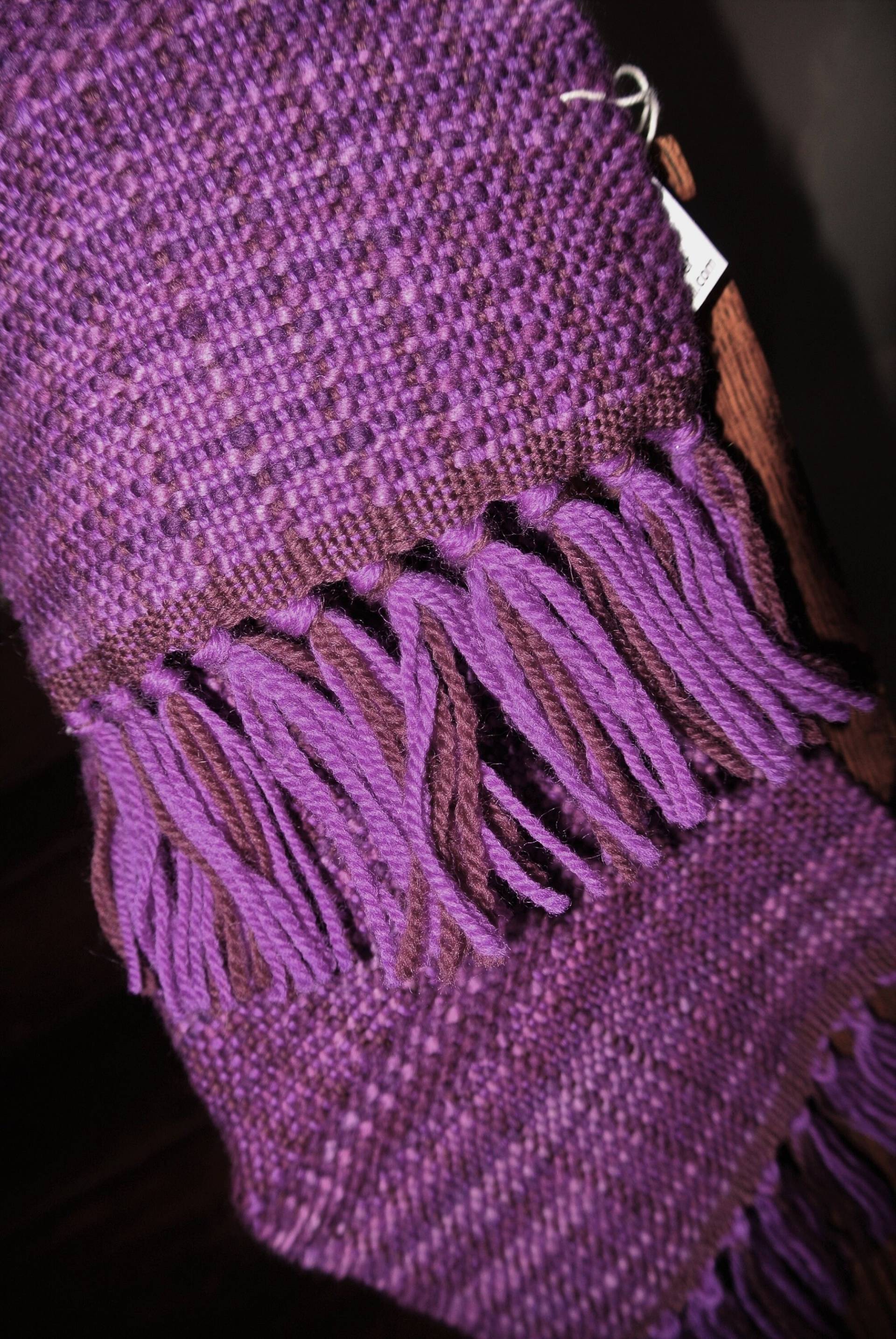 Handgewebter Schal Aus Wolle Und Merinowolle Handgewebter Schal Aus Wolle Und Merinowolle von WhiteWaveOriginals
