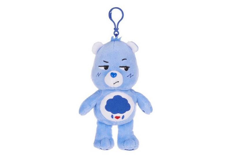 Whitehouse Leisure International Ltd Taschenanhänger Brummbärchi - Grumpy Bear Plüsch (16 cm) - Glücksbärchis von Whitehouse Leisure International Ltd