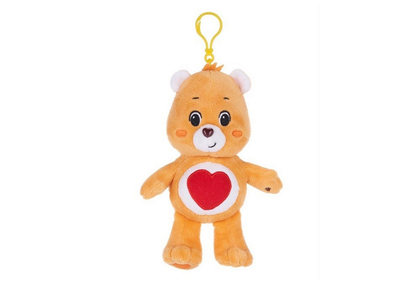 Whitehouse Leisure International Ltd Taschenanhänger Schmusebärchi - Tenderheart Bear Plüsch (16 cm) - Glücksbärchis von Whitehouse Leisure International Ltd