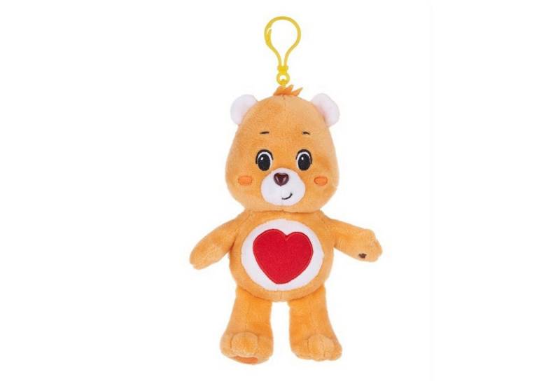 Whitehouse Leisure International Ltd Taschenanhänger Schmusebärchi - Tenderheart Bear Plüsch (16 cm) - Glücksbärchis von Whitehouse Leisure International Ltd