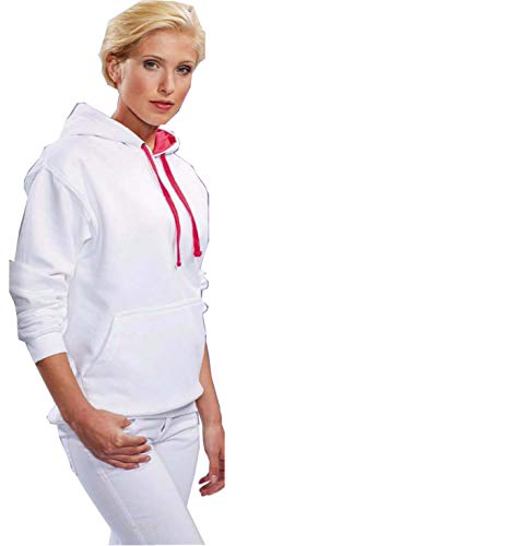 Whitewear Hoodie Kapuzensweatshirt Sweatshirt Branka Pullover Praxis OP Pflege weiß Gr. L von Whitewear