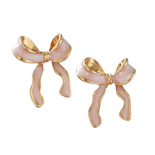 Bunte Schleifen-Ohrringe, zierliche Ohrstecker für Damen, handgefertigt, Weihnachtsschmuck, stilvolles festliches Party-Accessoire, Schleifen-Ohrstecker Bunte Schleifen-Ohrringe, zierliche Ohrstecker für Damen, handgefertigt, Weihnachtsschmuck, stilvolles festliches Party-Accessoire, Schleifen-Ohrstecker von Whltzf
