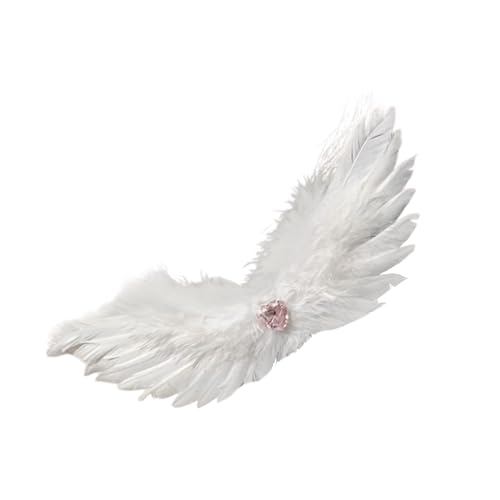 Leichte und bequeme gefiederte Haarspange in zartem Schwarz und Weiß mit Flügelmotiven für Bühnenauftritte, leichte, bequeme Haarspange von Whltzf