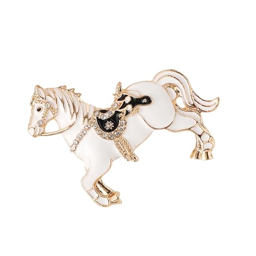 Leichtes Pferdetail Brosche Stecknadel Stylish Badge Pin Legierung Dekoratives Accessoire Für Kleidung Und Taschen Party Schmuckzubehör von Whltzf