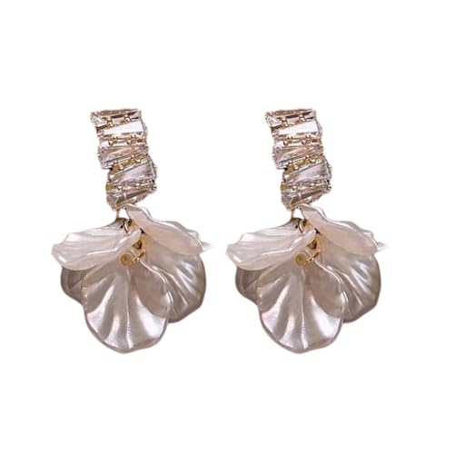 Mode Dangle Ohrringe Mit Muschelblütenblättern Und Quasten Designs Für Hochzeiten Oder Besondere Anlässe Ohrringe Fallen von Whltzf